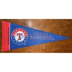 MLB Texas Rangers Mini Pennant 4”x9” Baseball Flag Banner Rico